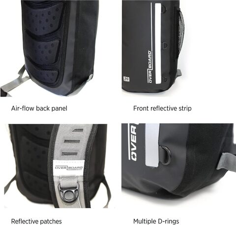 Overboard dry shop bag backpack