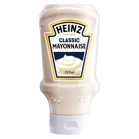 Buy Heinz Mayonnaise Creamy Classic Top Down Squeezy Bottle 225ml in UAE