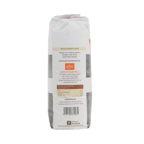 Qfm Whole Wheat Flour Flour No.3, 2kg