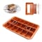 Generic Decdeal Brownie Pan With Dividers Non-Stick Divided Brownie Pan With Removable Loose Bottom Baking Mold Pastry Baking Tool For Cake Party Dessert Restaurant Kitchen Gadgets Dishwasher Safe