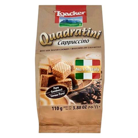 Loacker Quadratini Cappuccino Wafer 110g