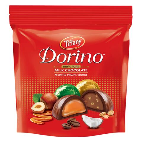 Tiffany Dorino Milk Chocolate Pouch Assorted Praline Centres 330g