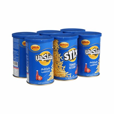 Potato Stix Lightly Salted 45g Pack of 6 price in UAE, Noon UAE