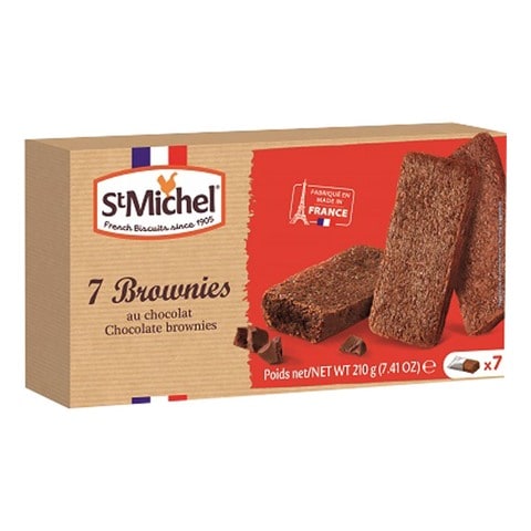 St Michel 7 Brownies Chocolate Brownies 210g