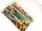 GulfDealz Paper Clips, 1.5" Colored Paper Clips 100pcs & 2" Colored Paper Clips 100pcs, Pack of 200pcs - Multicolored
