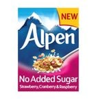 Buy Alpen No Added Sugar Strawberry Cranberry And Raspberry Flavoured Muesli 560g in UAE