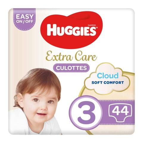 Huggies Extra Care Culottes Size 3  6-11 kg 44 Diaper Pants