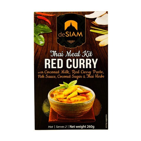 De Siam Thai Meal Kit Red Curry Powder 260g