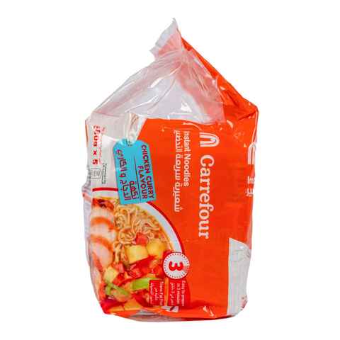 Carrefour Chicken Curry Flavour Noodles 80g x Pack of 5