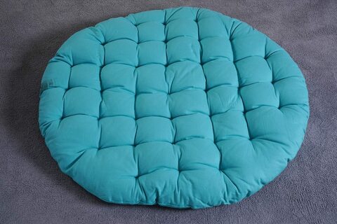 Teal round hot sale cushion