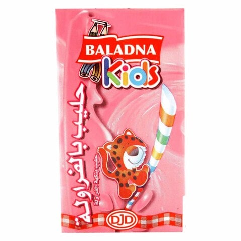 Baladna Strawberry Flavoured Milk 125ml x6