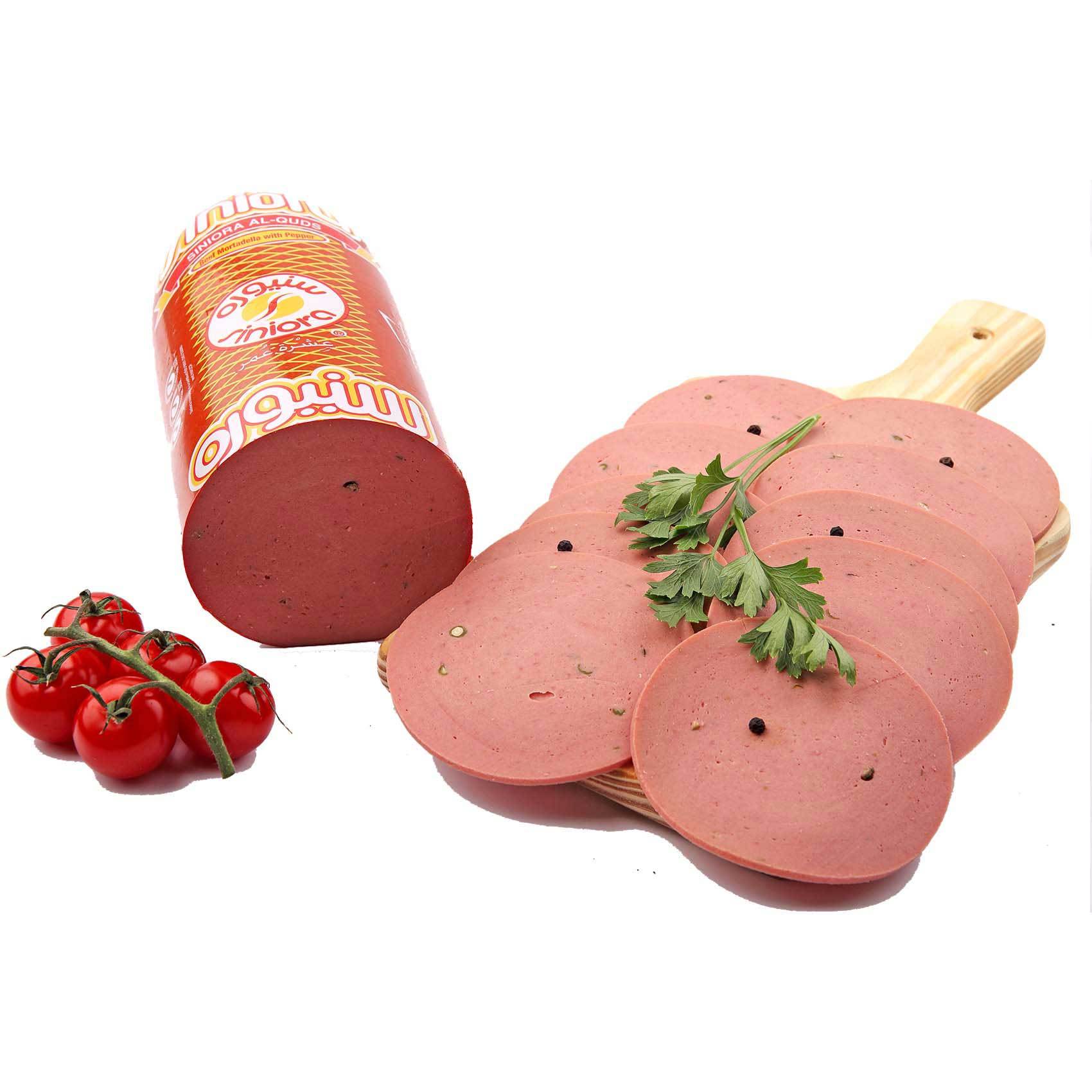 Buy Siniora Pepper Beef Mortadella Online Shop Fresh Food on