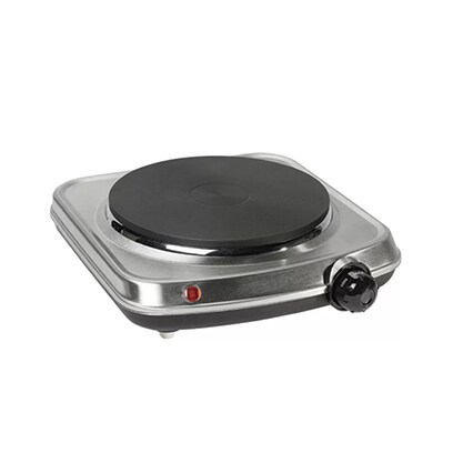 Campomatic Electric Hotplate Fornello Single Plate EP100S Stainless Steel
