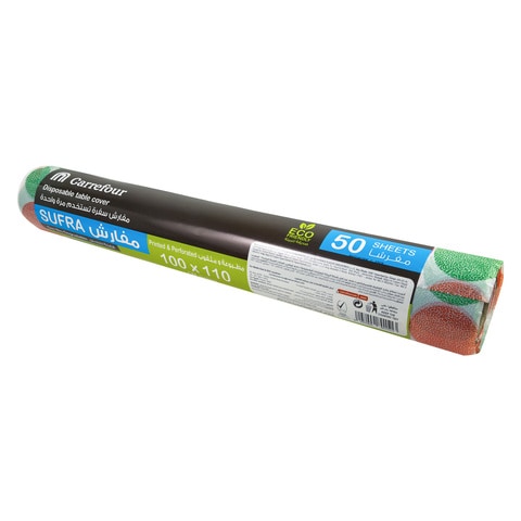 Carrefour Sufra Disposable Table Cover Roll 50 count