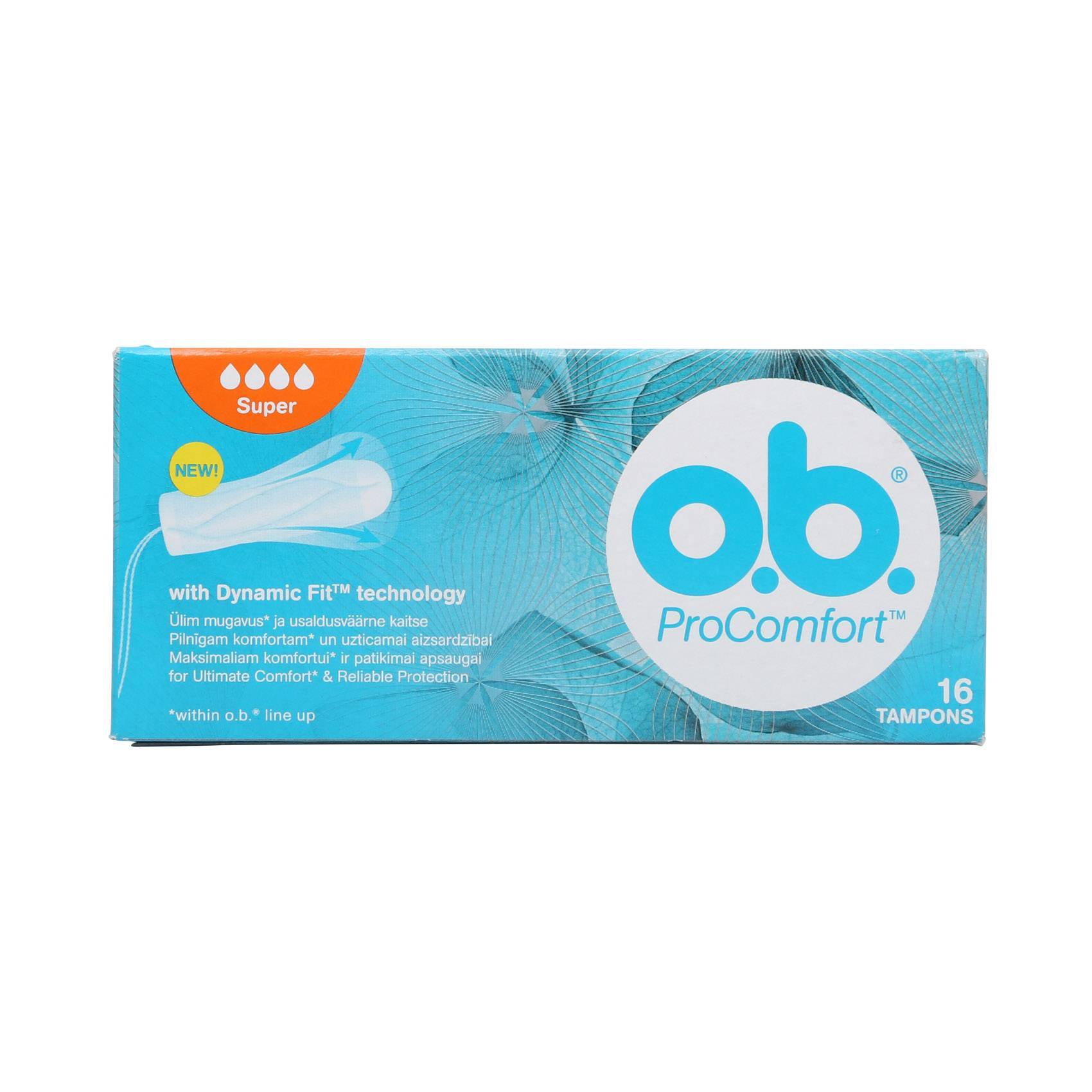 Buy OB Pro Comfort Super Tampons 16pcs
