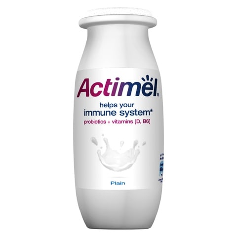 Actimel Classic Plain Dairy Low Fat Drink 93ml Pack of 4