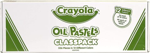 Crayola 336-Pieces Oil Pastels Classpack Multicolor Set