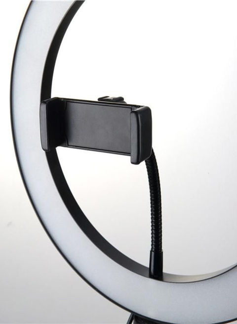 Generic - USB Ring Light With Tripod Stand Black