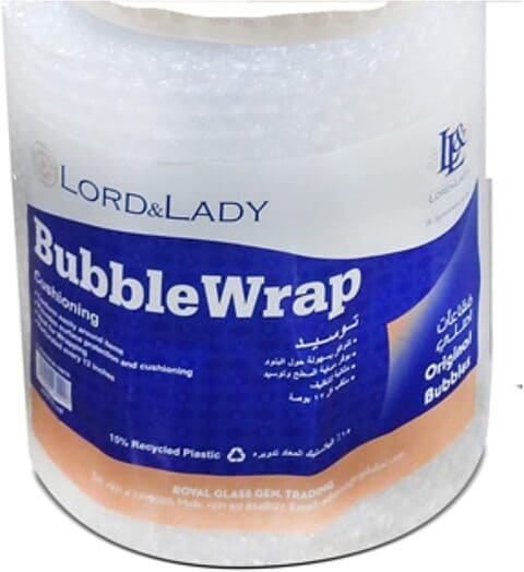 Generic L&amp;L Bubble Cushion Wrap For Packing Bubble Wrap Clear Packing, Clear Packing Supplies For Moving (30cmx10m)