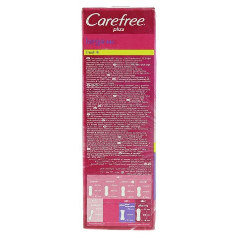 Carefree Fresh Scent Panty Liners White 20 Liners