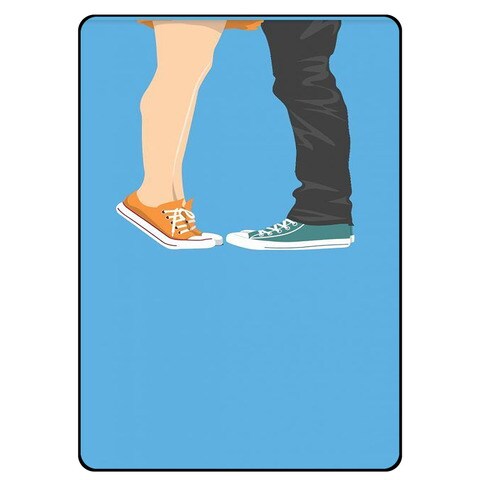Theodor Protective Flip Case Cover For Apple iPad Mini 4, 5 - 7.9 inches Boy &amp; Girl Feet