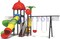 Rainbow Toys - Outdoor Children Playground Set Garden Climbing frame Swing Slide 6.8 * 5.8 * 3.3 Meter RW-12047