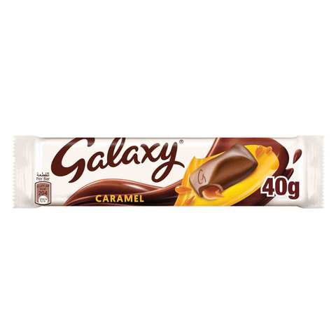 اشتري جالكسي شوكولاتة بالحليب بحشوة كراميل 40 جرام × 24 في السعودية