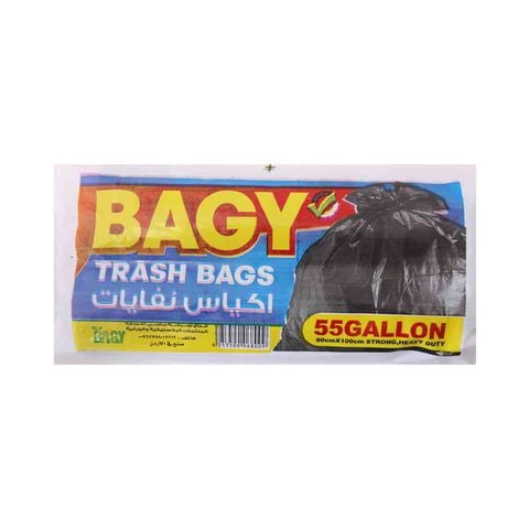 Bagy Garbage Bags With Tie 90X100 Cm 55 Gallon