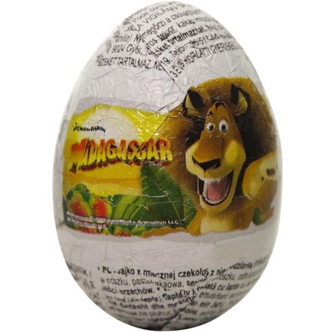 Zaini DreamWorks Madagascar Egg Chocolate 20g