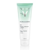 Vichy - Normaderm Triactiv 3-in-1 Cleanser Scrub Mask 125ml