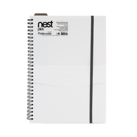 Foldermate Spiral Notebook With Front Pocket B5 Size