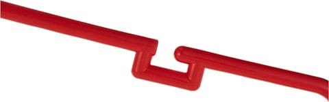 Royalford Plastic Clothes Hanger 5 Pcs/Red, Assorted