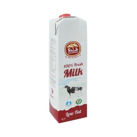 Baladna Long Life Milk Low Fat 1L