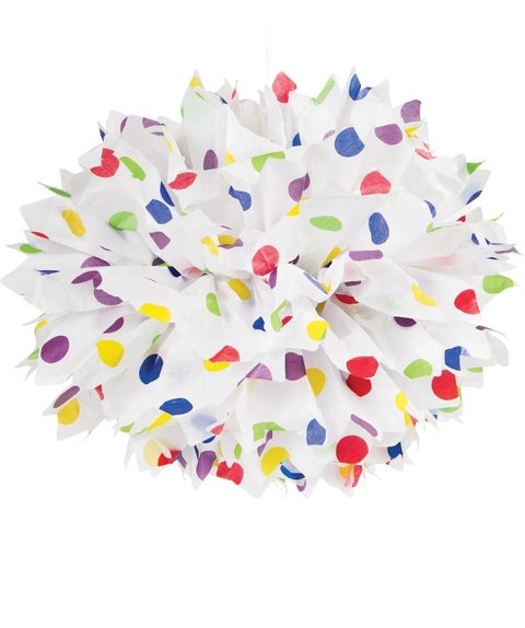 Creative Converting- Fluffy Tissue Ball Multicolor&lt; &gt;Multicolor&lt; &gt;