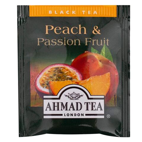 Ahmad Tea Black Tea, Peach & Passion Fruit - 20 tea bags, 40 g