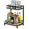 2-Tier Kitchen Storage Rack for Multi-purpose use, Spices Storage, Kitchen Utensils Storage, and Toilet Accessories Storage