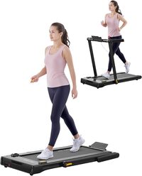 SKY LAND Treadmill, 2-In-1 Under Desk Treadmill: Foldable 2.5 HP Walking Pad And Running Machine For Home And office With Remote Control, Slim Foldable Treadmill - EM-1295 (Black)