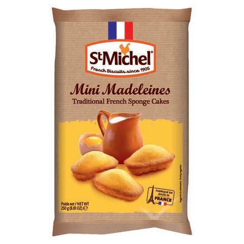 Buy St Michel Mini Madeleines French Sponge Cakes 250g in UAE