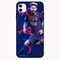 Theodor - Apple iPhone 12 Mini 5.4 inch Case Messi Blue Background Flexible Silicone Cover