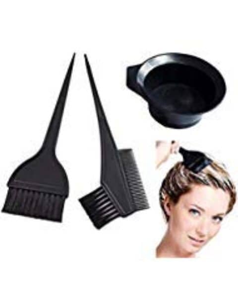 Buy Cotton Fly 3 Pcs Professional Salon Hair Coloring Dyeing Kit - Dye  Brush And Comb/Mixing Bowl/Tint Tool By Marketing Eye Usa Inc. Online -  Shop Beauty & Personal Care on Carrefour