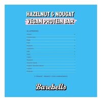 Barebells Vegan Protein Bars Hazelnut &amp; Nougat 55g