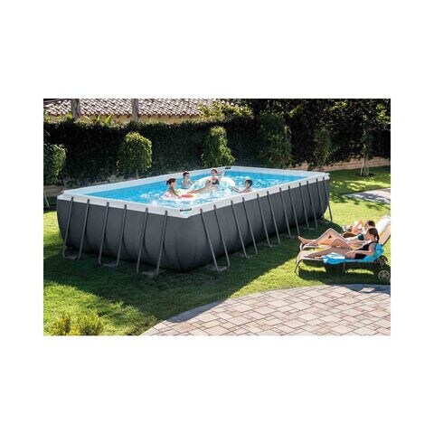 Intex Ultra Quadra Frame Pool Grey 549x274x132cm