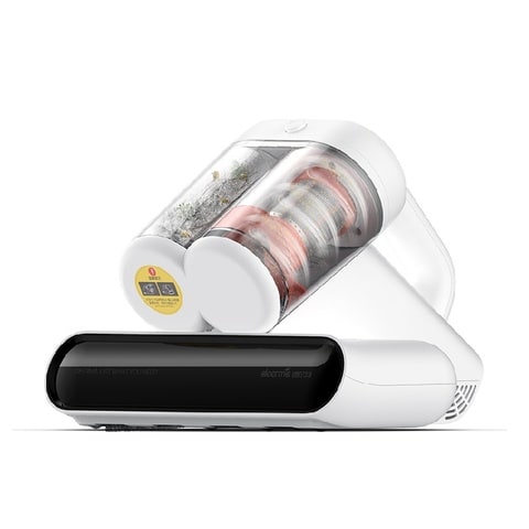 Deerma CM990 Dust Mite Vacuum Cleaner Double Tube With Digital Screen 13kPa Suction Force 0.6L Dust Bin 450W - White
