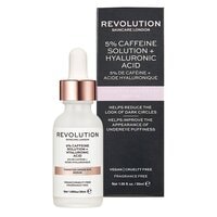 Revolution Skincare Caffeine Solution 5%+Hyaluronic Acid Under Eye Serum White 30ml.
