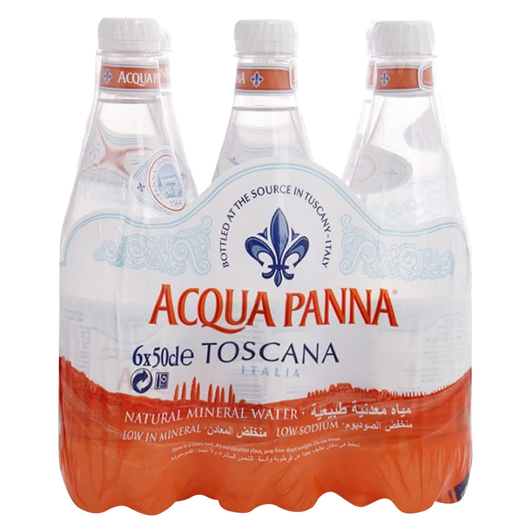 Buy Acqua Panna Natural Mineral Water 500ml X6 Online Shop Beverages On Carrefour Uae