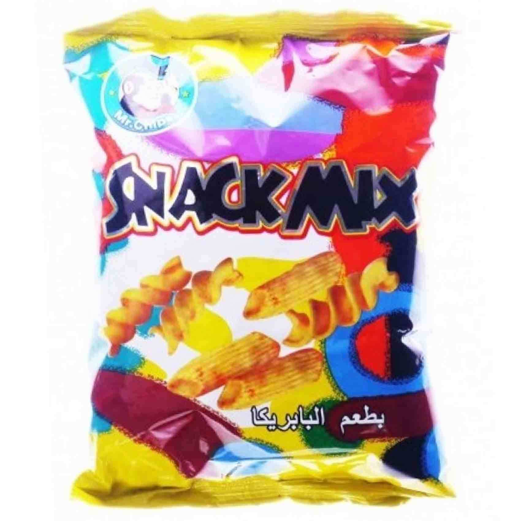 Buy Mr.Chips Snack Mix Paprika Flavor 80 Gram Online Shop Food
