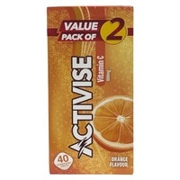 Activise Vitamin C 1000mg Orange Flavour Effervescent 20 Tablet Pack of 2