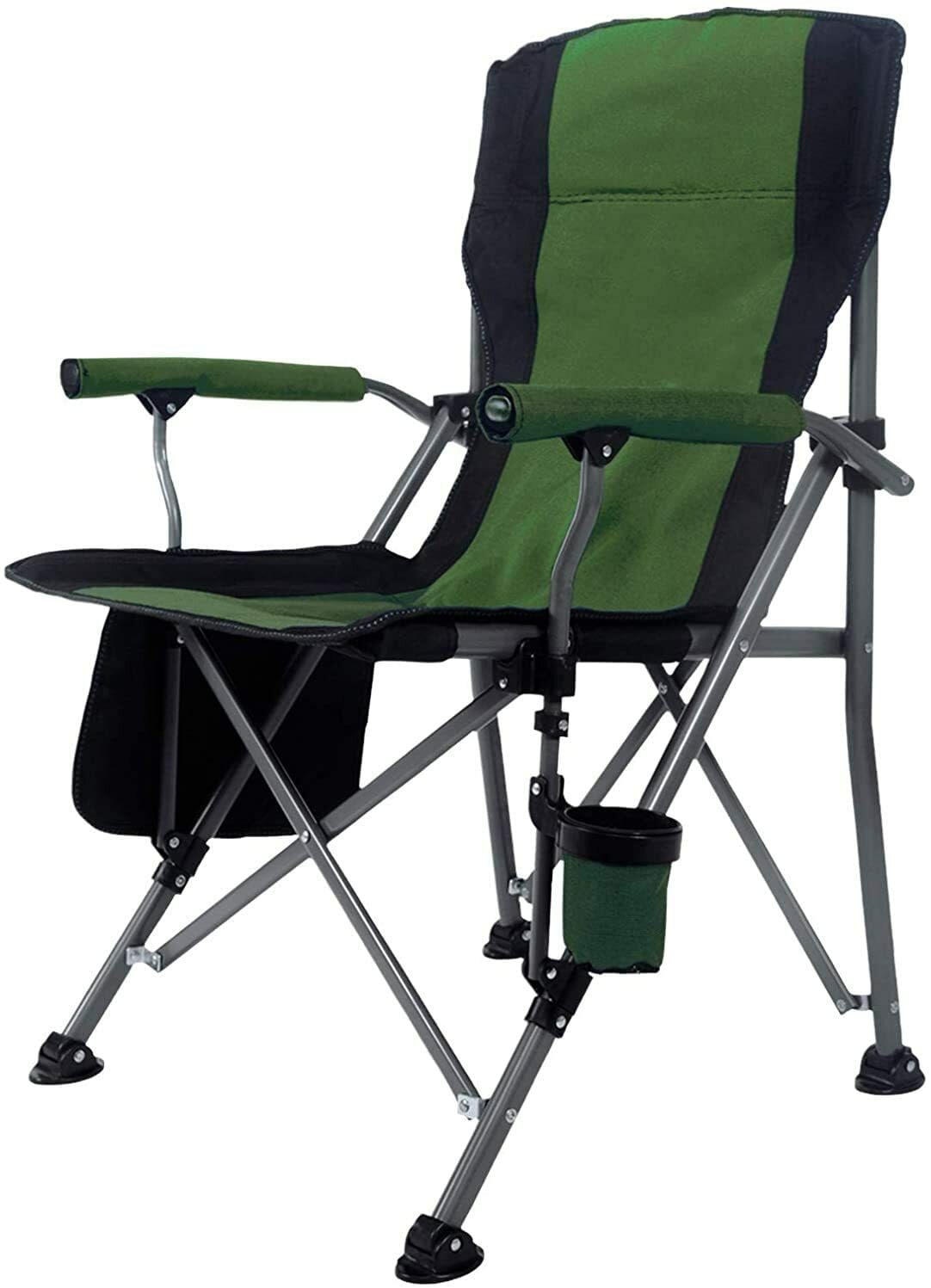 Buy Joyway Portable Camping Chair Folding Heavy Duty Quad Outdoor Large Chairs Support 140kg High Back Padded Thicken Oxford With Armrests