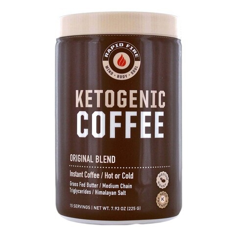 Rapid Fire Ketogenic Instant Coffee Original Blend 225g