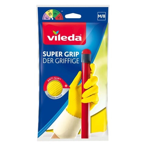 Vileda Medium Super Grip Gloves